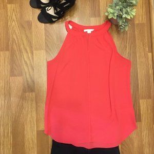 **SALE** C & E Coral Halter Top